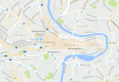 mapa Berna 