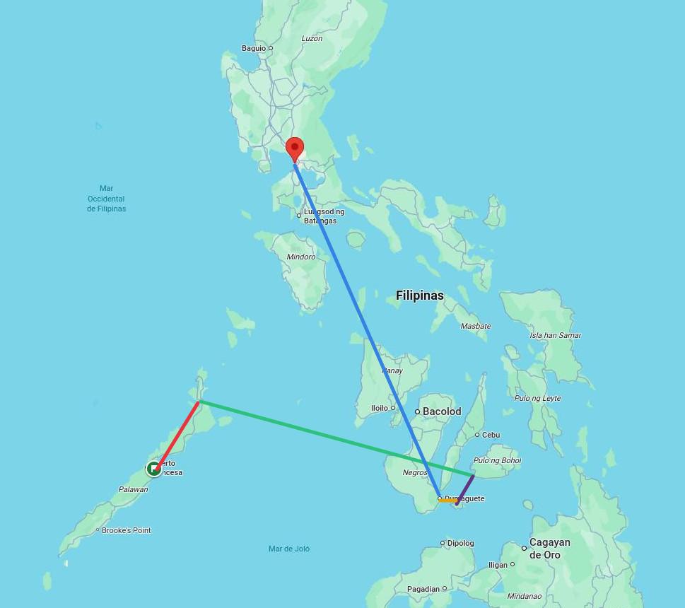 mapa de la ruta mapa de la ruta